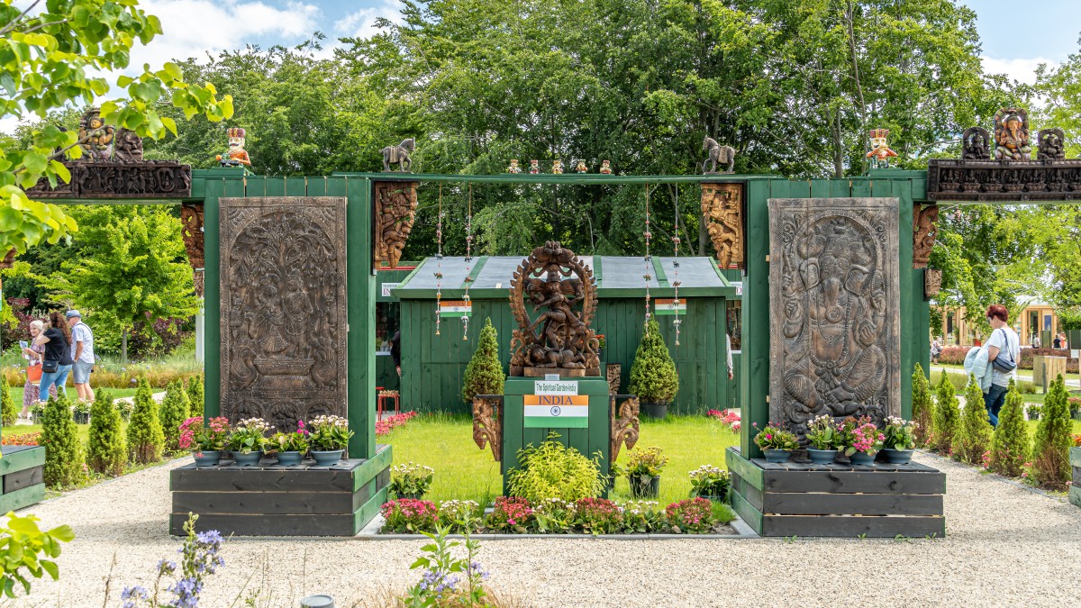 Nationale Dag van India bij Floriade