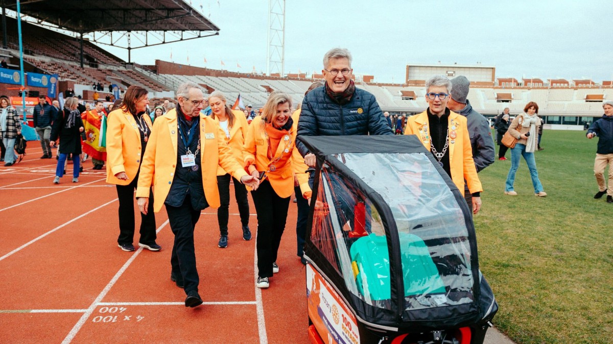 100 jaar Rotary, verbinden kan alleen samen