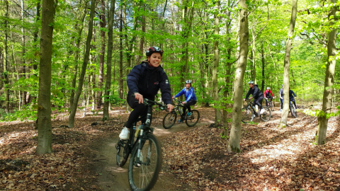 Mountainbiken, heerlijk actief