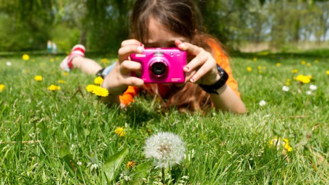 Kind en ouder samen aan de slag bij workshop fotografie op de Kemphaan