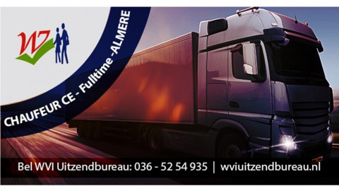 Fulltime CE Chauffeur Almere