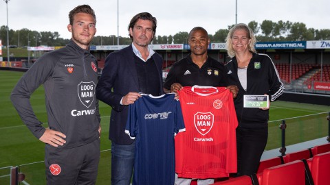 Almere City FC samen met Coerver Coaching in Masterclass