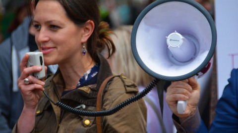 Busondernemers protesteren in Den Haag